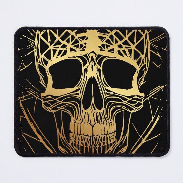 Item preview, Golden light skull designed and sold by Boogeyman Bill.