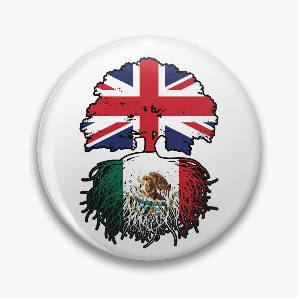 Item preview, Mexico Mexican British UK Tree Roots Flag designed and sold by FlagX.