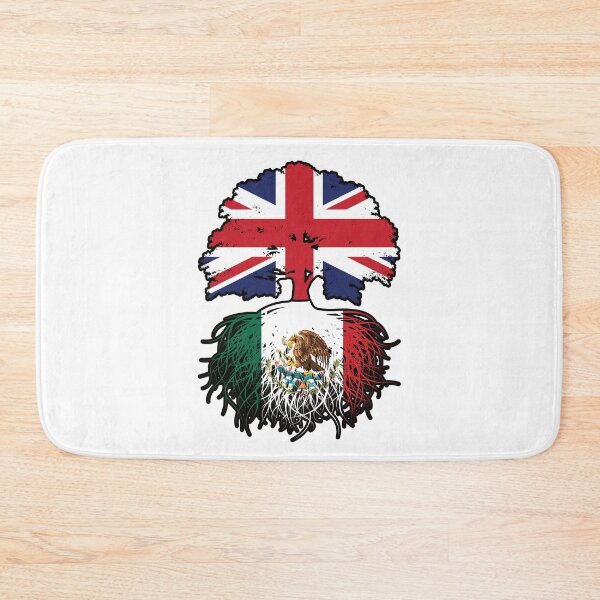 Item preview, Mexico Mexican British UK Tree Roots Flag designed and sold by FlagX.