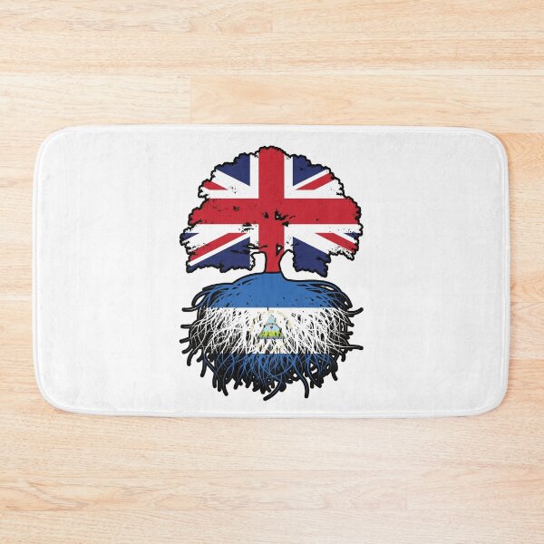 Item preview, Nicaragua Nicaraguan British UK Tree Roots Flag designed and sold by FlagX.