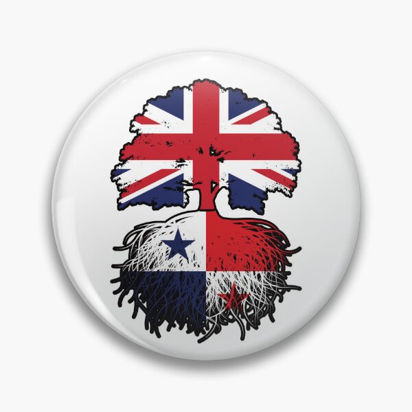 Item preview, Panama Panamanian British UK Tree Roots Flag designed and sold by FlagX.