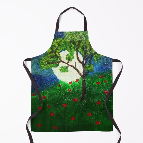 Item preview, Full Moon with a Captivating Night Scenery designed and sold by TaimoorKhan44.