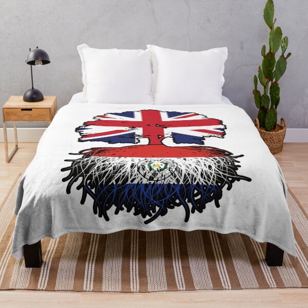 Item preview, Paraguay Paraguayan British UK Tree Roots Flag designed and sold by FlagX.