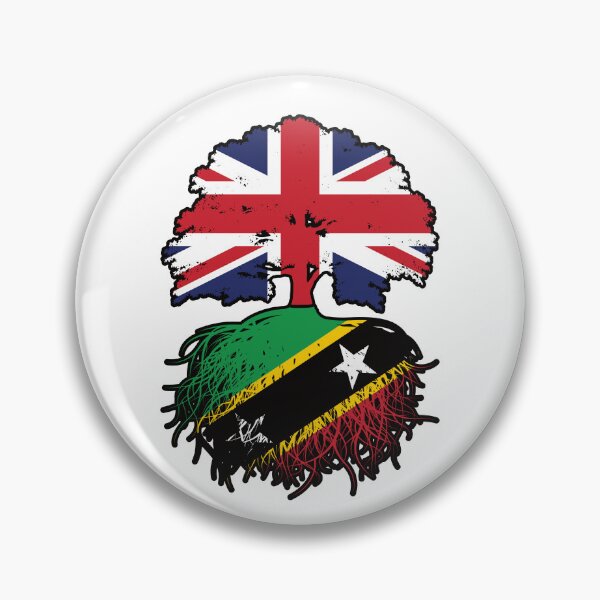 Item preview, Saint Kitts Kittitian British UK Tree Roots Flag designed and sold by FlagX.