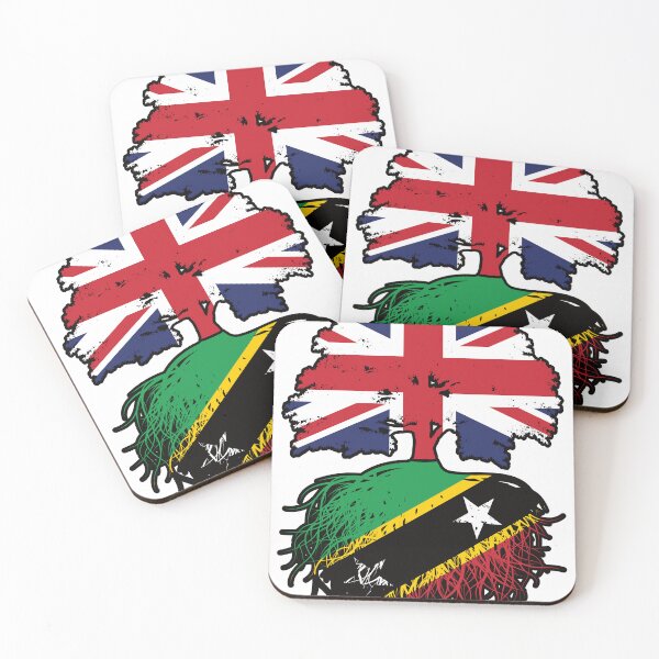 Item preview, Saint Kitts Kittitian British UK Tree Roots Flag designed and sold by FlagX.