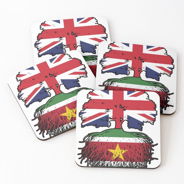 Item preview, Suriname Surinamese British UK Tree Roots Flag designed and sold by FlagX.