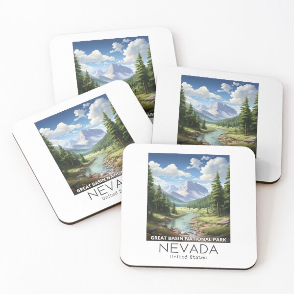 Item preview, A Vintage Travel Illustration of Great Basin National Park - Nevada - US designed and sold by GoodOldVintage.