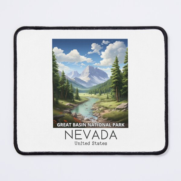 Item preview, A Vintage Travel Illustration of Great Basin National Park - Nevada - US designed and sold by GoodOldVintage.