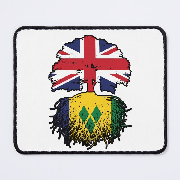Item preview, Saint Vincent Vincentian British UK Tree Roots Flag designed and sold by FlagX.