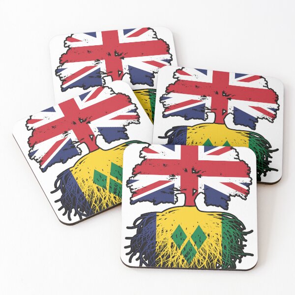 Item preview, Saint Vincent Vincentian British UK Tree Roots Flag designed and sold by FlagX.