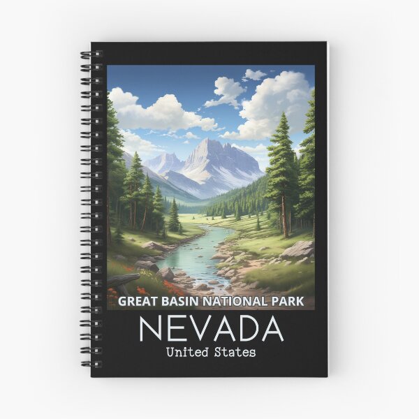 Item preview, A Vintage Travel Illustration of Great Basin National Park - Nevada - US designed and sold by GoodOldVintage.