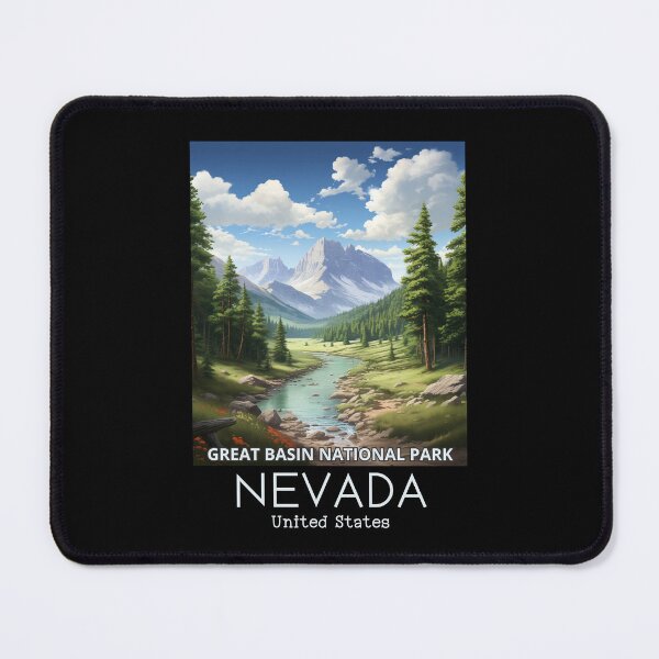 Item preview, A Vintage Travel Illustration of Great Basin National Park - Nevada - US designed and sold by GoodOldVintage.