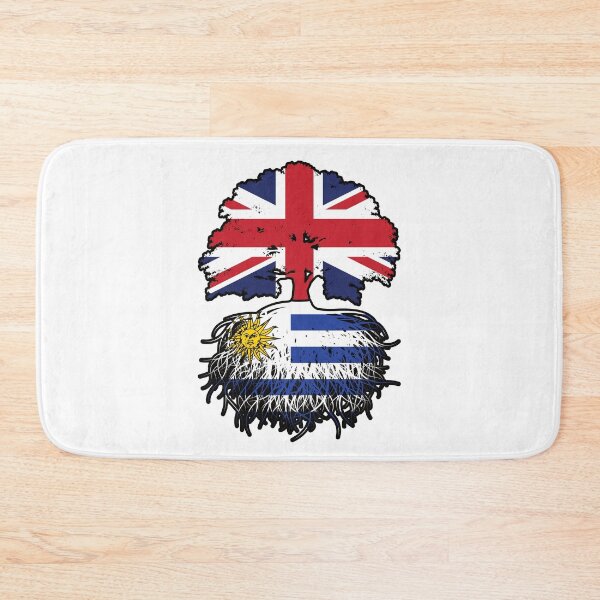 Item preview, Uruguay Uruguayan British UK Tree Roots Flag designed and sold by FlagX.