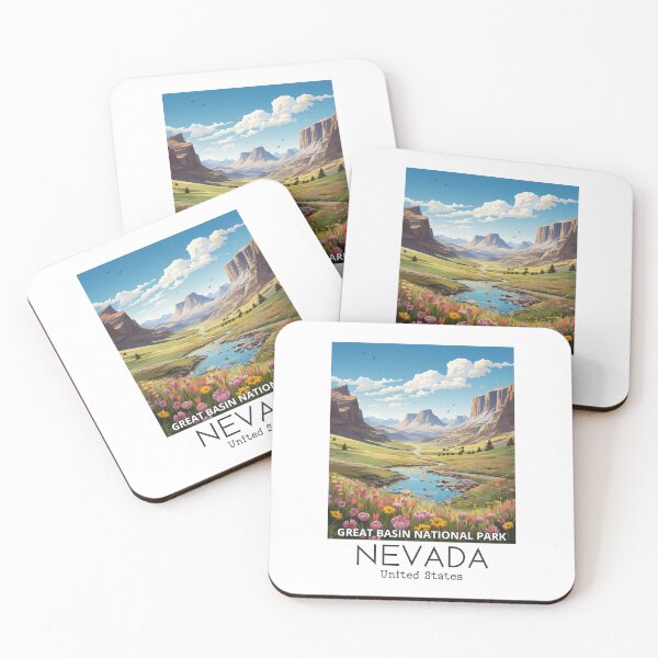 Item preview, A Vintage Travel Illustration of Great Basin National Park - Nevada - US designed and sold by GoodOldVintage.