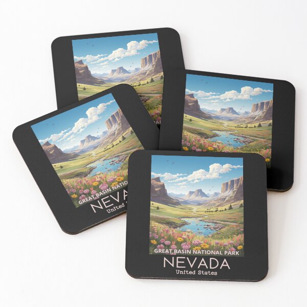 Item preview, A Vintage Travel Illustration of Great Basin National Park - Nevada - US designed and sold by GoodOldVintage.