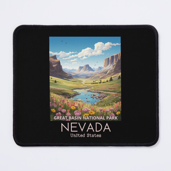 Item preview, A Vintage Travel Illustration of Great Basin National Park - Nevada - US designed and sold by GoodOldVintage.
