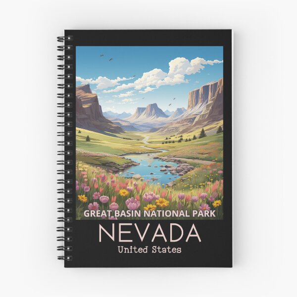 Item preview, A Vintage Travel Illustration of Great Basin National Park - Nevada - US designed and sold by GoodOldVintage.
