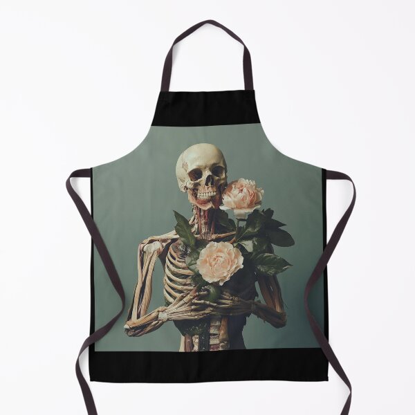 Item preview, Romantic forever skeleton with flowers designed and sold by SmileshareShop.