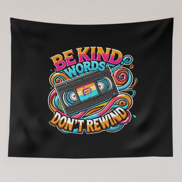 Item preview, Be Kind Words Don't Rewind Unity Day Anti Bullying Gift designed and sold by InfinVibeDesign.