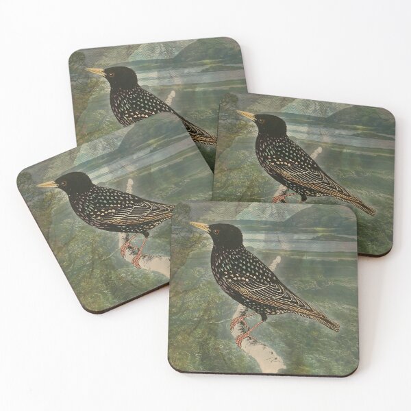 Item preview, Starling Wildlife Bird Lover Digital Art designed and sold by SoulscapeStudio.