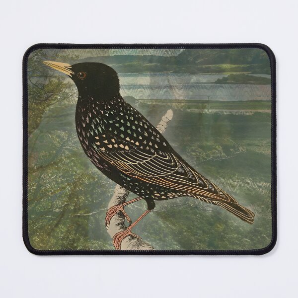 Item preview, Starling Wildlife Bird Lover Digital Art designed and sold by SoulscapeStudio.