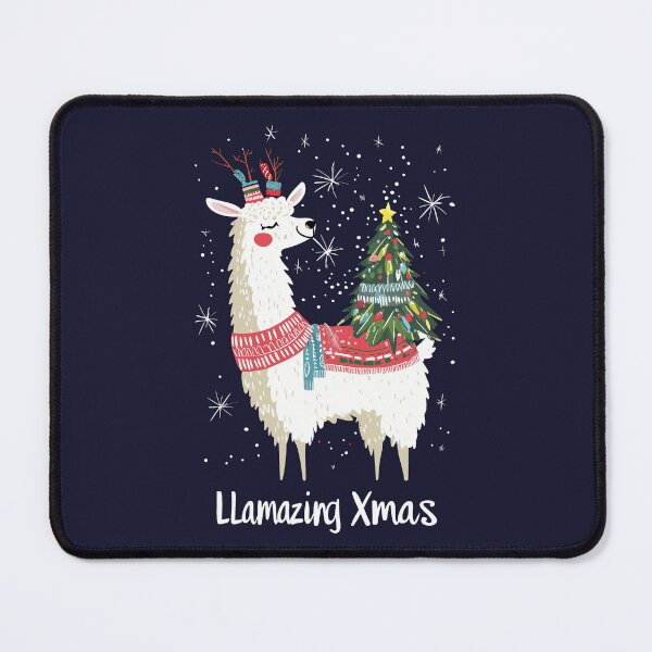 Item preview, Merry Christmas Tree Llama designed and sold by ArtStyleAlice.