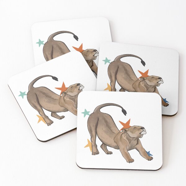 Item preview, Lioness stretching designed and sold by Roobix-Art.