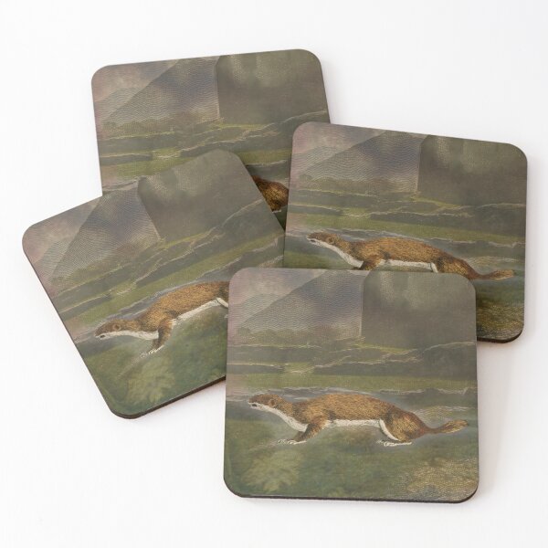 Item preview, Stoat Nature Forest Wild Digital Art designed and sold by SoulscapeStudio.