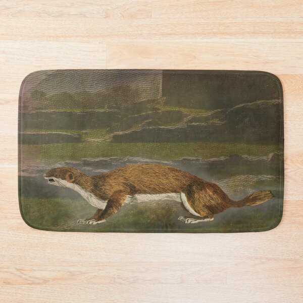 Item preview, Stoat Nature Forest Wild Digital Art designed and sold by SoulscapeStudio.