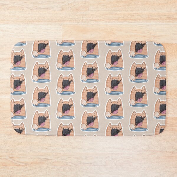 Item preview, Cat Eating Exotic Dish Of Bugs designed and sold by Julia Sol.