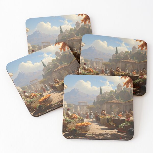 Item preview, Market Day In Pompeii designed and sold by KootenayDesigns.