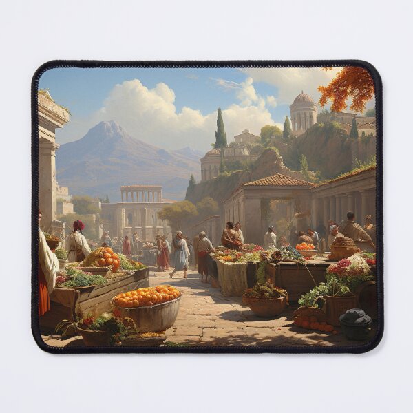 Item preview, Market Day In Pompeii designed and sold by KootenayDesigns.