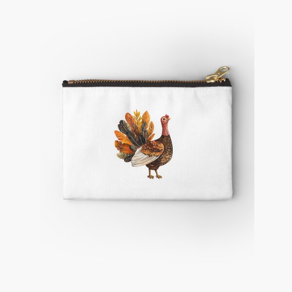 Item preview, Autumn Turkey Watercolor Illustration for Stickers and Gifts designed and sold by Liseri.