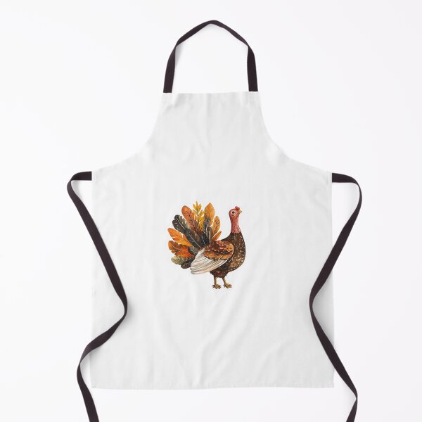 Item preview, Autumn Turkey Watercolor Illustration for Stickers and Gifts designed and sold by Liseri.