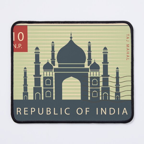Item preview, Taj Mahal - Majestic India Travel Poster designed and sold by Arctic frame studio.