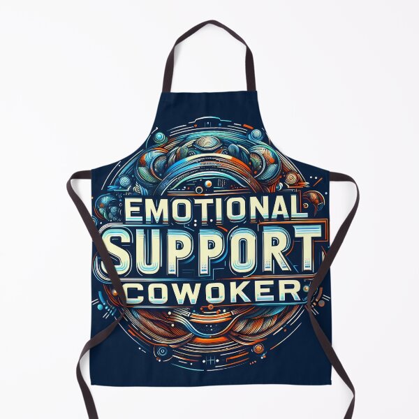 Item preview, Emotional support coworker, typography designed and sold by maxmaj.
