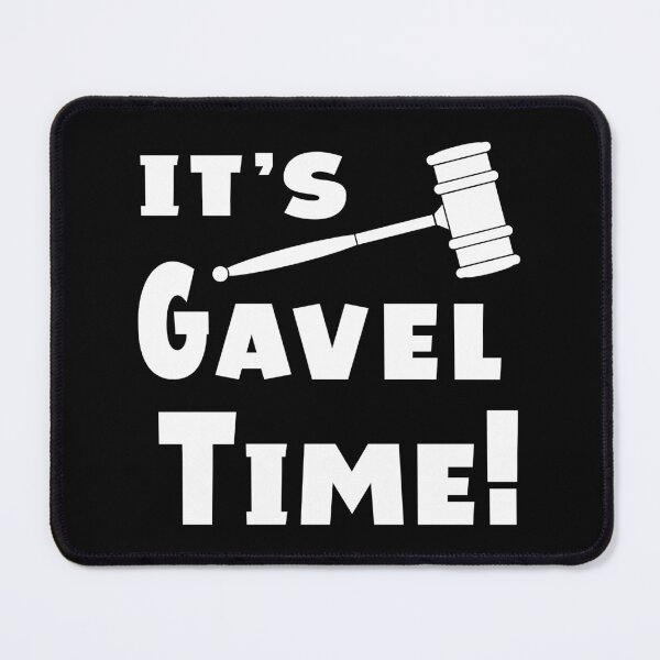 Item preview, It's Gavel Time - Funny auctioneer slogan designed and sold by Harlake.