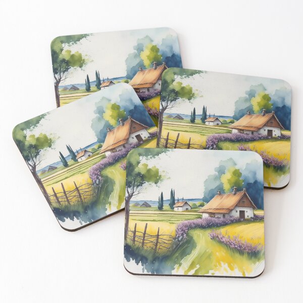 Item preview, Serene Countryside with Lavender Fields designed and sold by RaiyaTees.