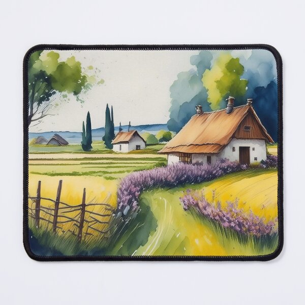 Item preview, Serene Countryside with Lavender Fields designed and sold by RaiyaTees.