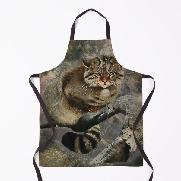 Item preview, Wildcat Feline Forest Predator Digital Art designed and sold by SoulscapeStudio.