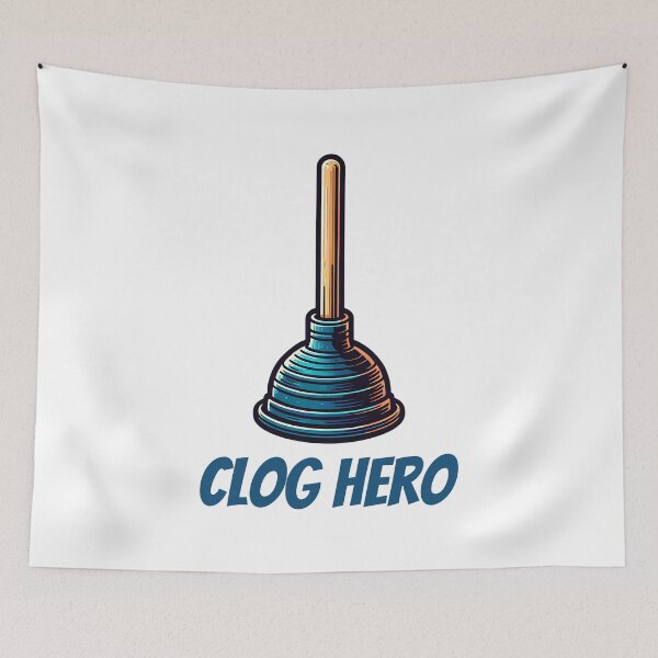 Item preview, Toilet Plunger: Clog Hero designed and sold by musthavewords.