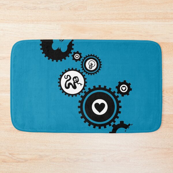 Item preview, Copy of Gears blue art design - Youthful and fun design that reflects the gears in your head in full steam ahead action! designed and sold by amoreternoshop.