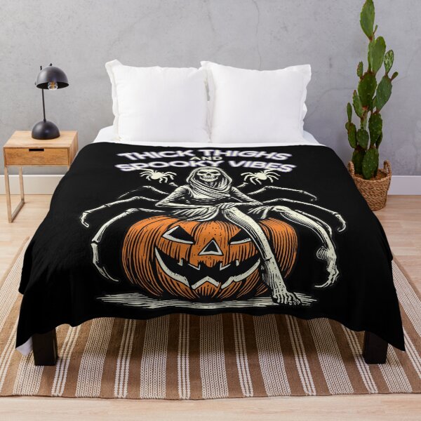 Item preview, Thick Thighs And Spooky Vibes Halloween Girls designed and sold by LuminOrb.