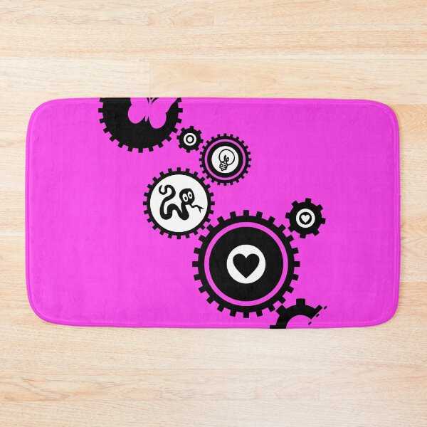 Item preview, Gears pink art design - Youthful and fun design that reflects the gears in your head in full steam ahead action! designed and sold by amoreternoshop.