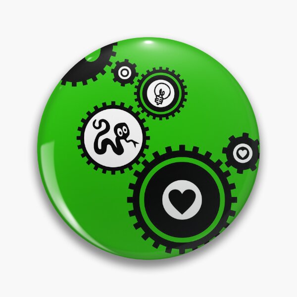 Item preview, Gears greenart design - Youthful and fun design that reflects the gears in your head in full steam ahead action! designed and sold by amoreternoshop.