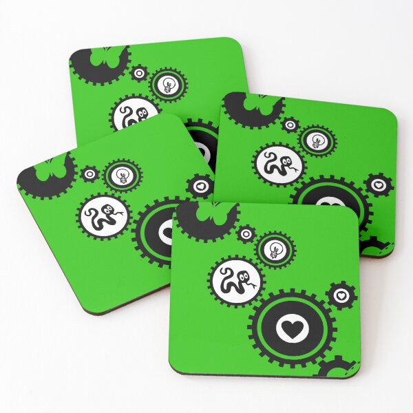 Item preview, Gears greenart design - Youthful and fun design that reflects the gears in your head in full steam ahead action! designed and sold by amoreternoshop.