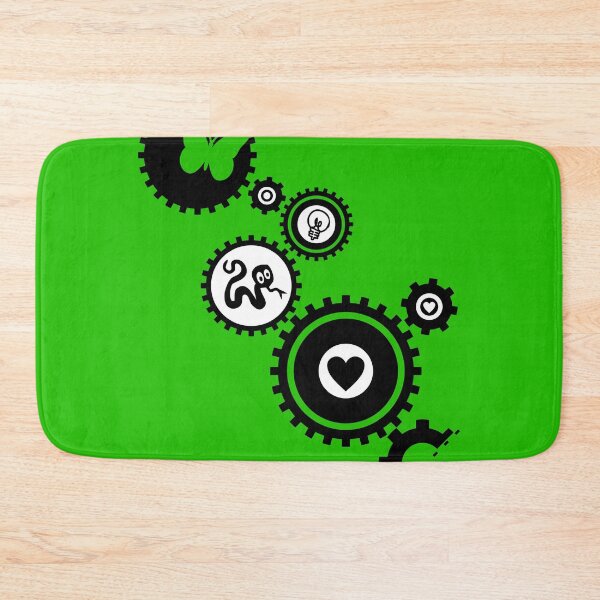 Item preview, Gears greenart design - Youthful and fun design that reflects the gears in your head in full steam ahead action! designed and sold by amoreternoshop.