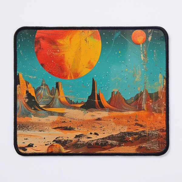 Item preview, Desert Planet Retro Pop Art 1 designed and sold by AstroRisq.
