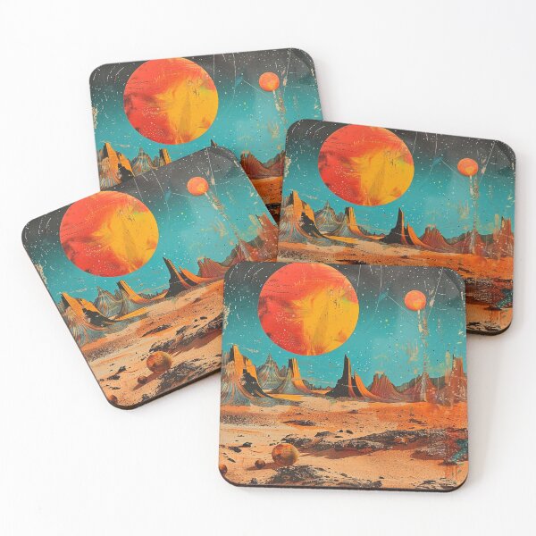 Item preview, Desert Planet Retro Pop Art 1 designed and sold by AstroRisq.