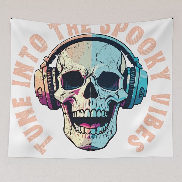Item preview, Halloween, Tune into The Spooky Vibes T Shirt designed and sold by wellie-chic.